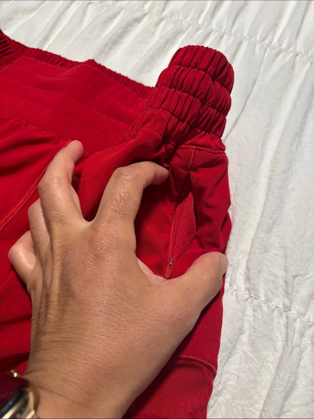 lululemon athletica Red Women's Athletic Shorts with Stanford Logo - Picture 8 of 8